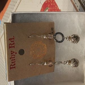 Earrings-Snakeprint Dangles